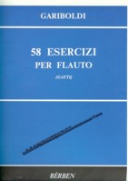 GARIBOLDI 58 EXERCIZI FOR FLUTE - 52400326 - Poppa's Music