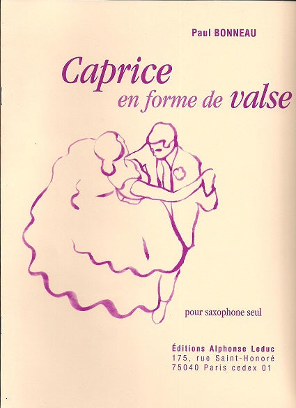 Caprice En Forme De Valse by Paul Bonneau - 524-01840 - Poppa's Music