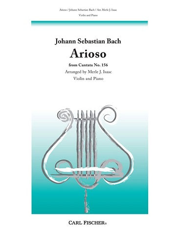 Carl Fisher Book Bach Arioso From Cantata No. 156 -B2495 - Poppa's Music