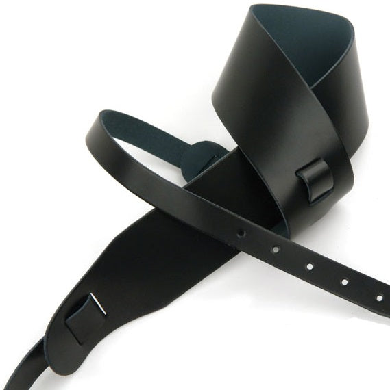 D'addario Planet Waves - Classic Leather Banjo Strap - Black - Poppa's Music