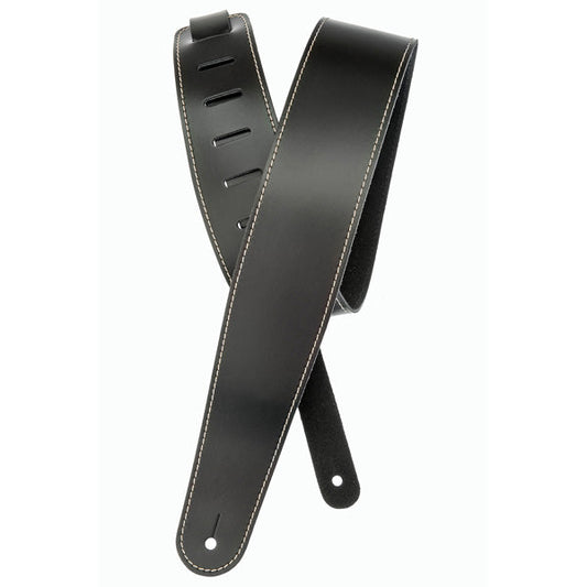 D'addario Planet Waves - Classic Leather Guitar Strap with Contrast Stitch - Poppa's Music 