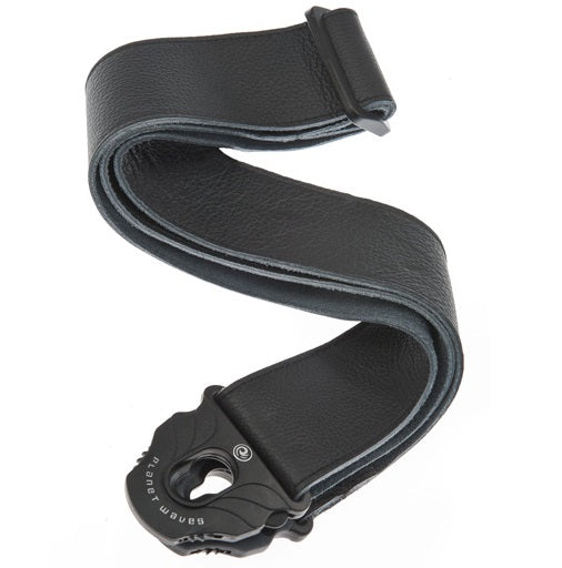 D'addario Planet Waves - Planet Lock Leather Guitar Strap - 50PLL00 - Poppa's Music