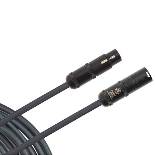 D'Addario American Stage Series Microphone Cable, XLR Male to XLR Female, 10 feet - PW-AMSM-10 - Poppa's Music 