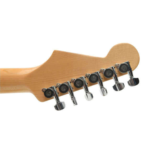 D'addario Planet Waves - Auto-Trim Guitar Tuning Machines - 6 In-Line - Black - Poppa's Music