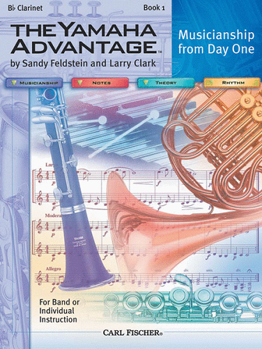Yamaha Advantage Band Method, Book 1 - Clarinet, Flute, Alto Saxophone Alto Sax/Bk1 - Poppa's Music