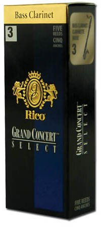 Grand Concert Select Bass Clarinet Reeds - 5 Per Box - Poppa's Music