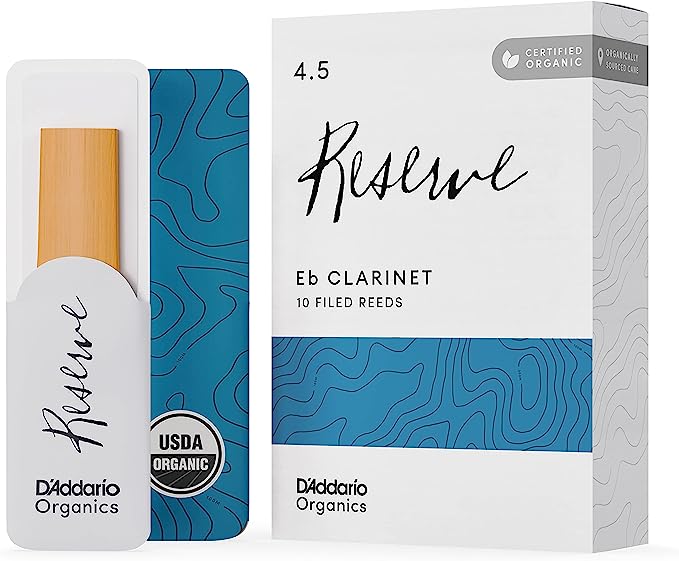 D'Addario Organic Reserve Eb Clarinet Reeds - 10 per Box - Premium Eb Clarinet Reeds from D'Addario - Just $28.99! Shop now at Poppa's Music