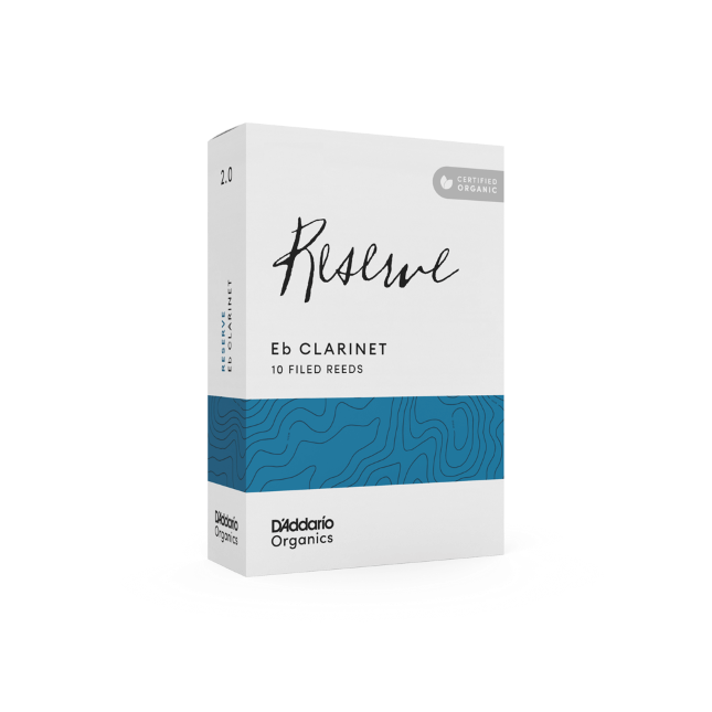 D'Addario Organic Reserve Eb Clarinet Reeds - 10 per Box - Poppa's Music