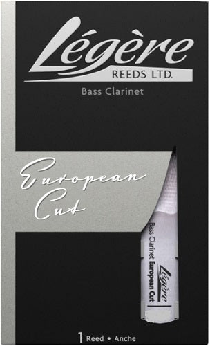 Legere Bass Clarinet European Cut Reed - 1 Synthetic Reed - Poppa's Music