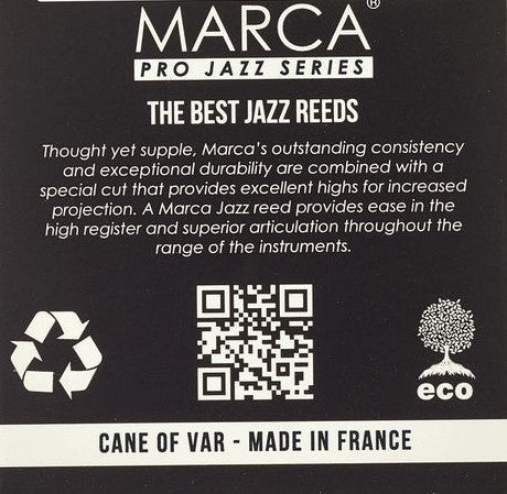 Marca JaZZ Filed Soprano Sax Reeds - 10 Per Box - Poppa's Music