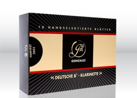 Gonzalez German Cut Bb Clarinet Reeds - 10 Per Box - Poppa's Music