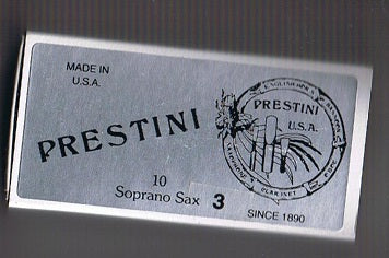 Prestini Soprano Sax Reeds- 10 Per Box - Old Stock - Poppa's Music