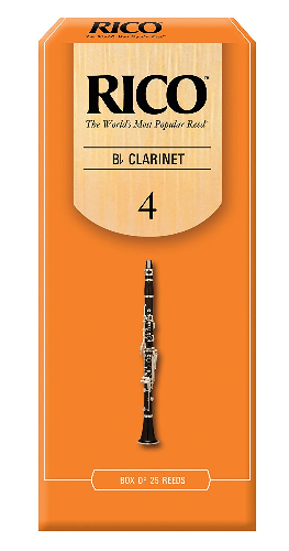 Rico by D'Addario Bb Clarinet Reeds Unfiled - 25 Per Box - Poppa's Music