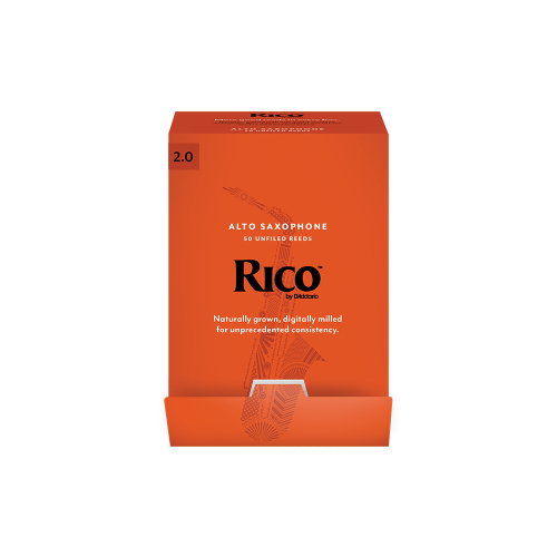 Rico by D'Addario Alto Saxophone Reeds - Individually-Sealed, 50-Pack - Poppa's Music