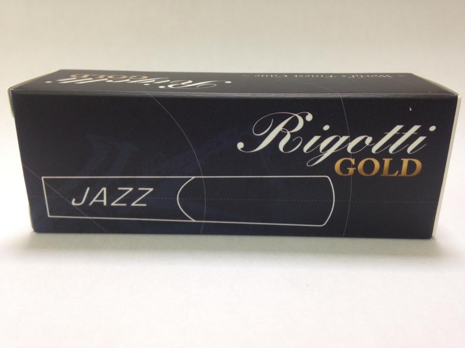 Rigotti Gold Baritone Saxophone Reeds - Jazz Cut - 5 Per Box - Poppa's Music