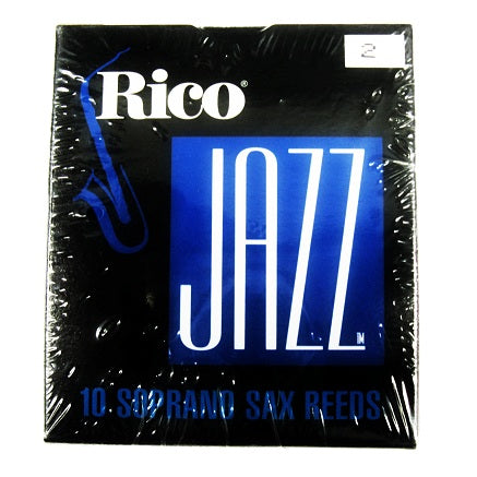 Rico Jazz Soprano Sax Reeds - 10 Per Box - Old Style - Poppa's Music