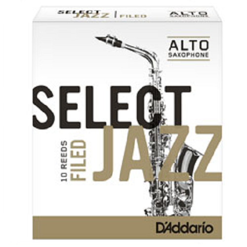 D'Addario Select Jazz Alto Sax Reeds Filed -10 Per Box - Poppa's Music