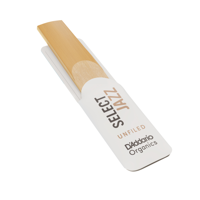 D'Addario Organic Select Jazz Unfiled Alto Saxophone Reeds - 10 Per Box - Poppa's Music