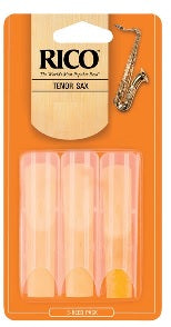 Rico by D'addario Tenor Saxophone Reeds Unfiled - 3 Pack - Poppa's Music