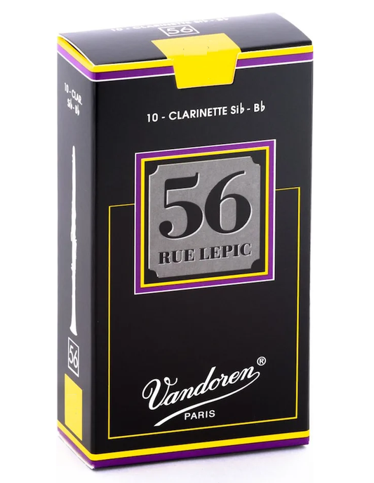 Vandoren Bb Clarinet 56 Rue Lepic Reeds - 10 Per Box - Poppa's Music 