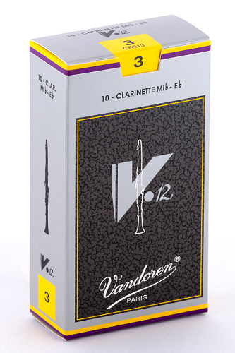 Vandoren Eb Clarinet V12 Reeds -10 Per Box - Poppa's Music