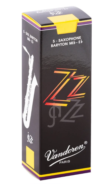 Vandoren ZZ Baritone Sax Reeds - 5 Per Box - Poppa's Music
