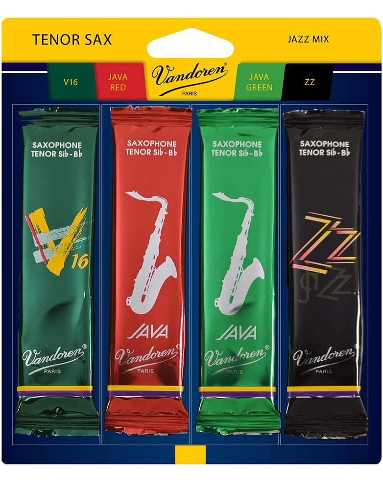 Vandoren Tenor Saxophone Jazz Reed Mix Card - Poppa's Music