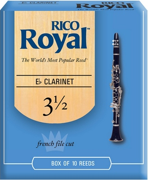 Royal by D'Addario Eb Clarinet Reeds Filed - 10 Per Box - Poppa's Music