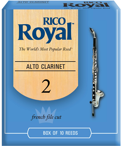 Royal by D'addario Alto Clarinet Reeds Filed - 10 Per Box - Poppa's Music