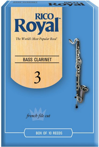 Royal by D'Addario Bass Clarinet Reeds Filed -10 Per Box - Poppa's Music