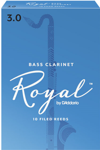 Royal by D'Addario Bass Clarinet Reeds Filed -10 Per Box - Poppa's Music