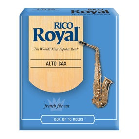 Royal by D'Addario Alto Saxophone Reeds Filed -10 Per Box - Poppa's Music