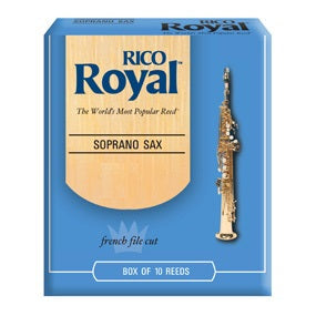 Royal by D'Addario Soprano Saxophone Reeds Filed - 10 Per Box - Poppa's Music