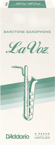 La Voz Baritone Saxophone Reeds - 5 Per Box - Poppa's Music