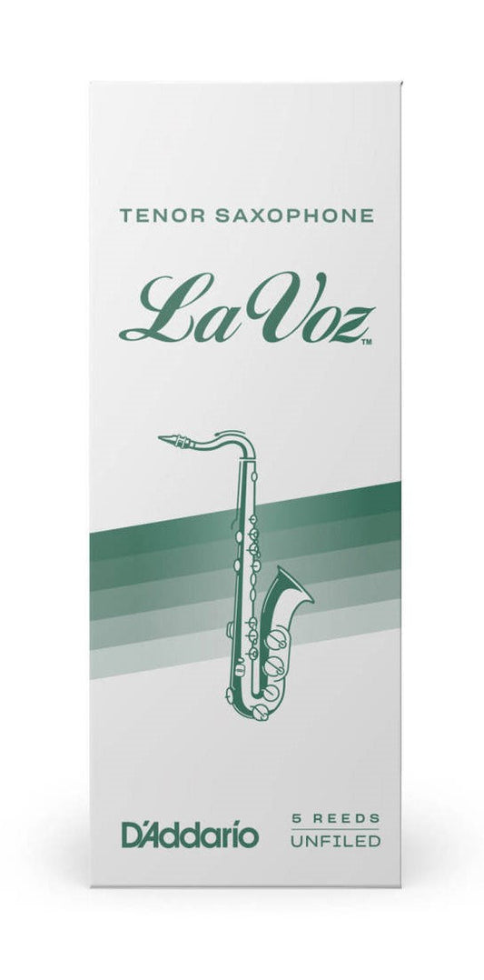 La Voz Tenor Saxophone Reeds - 5 Per Box - Poppa's Music 
