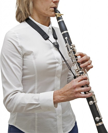 BG France - Clarinet Flex Strap W/ 2 Leather Pad Connectors - Poppa's Music