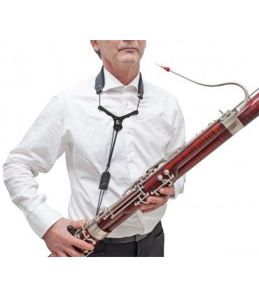 BG France Leather Zen Bassoon Neck Strap - B04Y - Premium Bassoon Straps & Supports from BG France - Just $75.95! Shop now at Poppa's Music