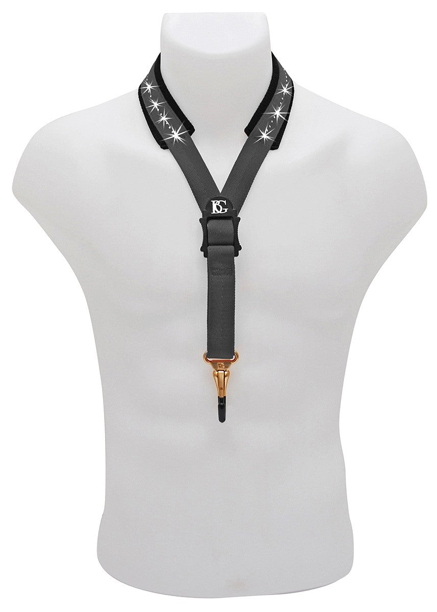 BG France Glam Comfort Strap Alto/Tenor Strap - Premium Saxophone Strap from BG France - Just $38.95! Shop now at Poppa's Music