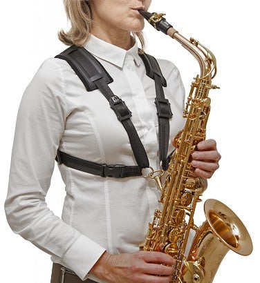 BG France Saxophone Comfort Harness for Women Metal Snap Hook -S41C MSH - Poppa's Music