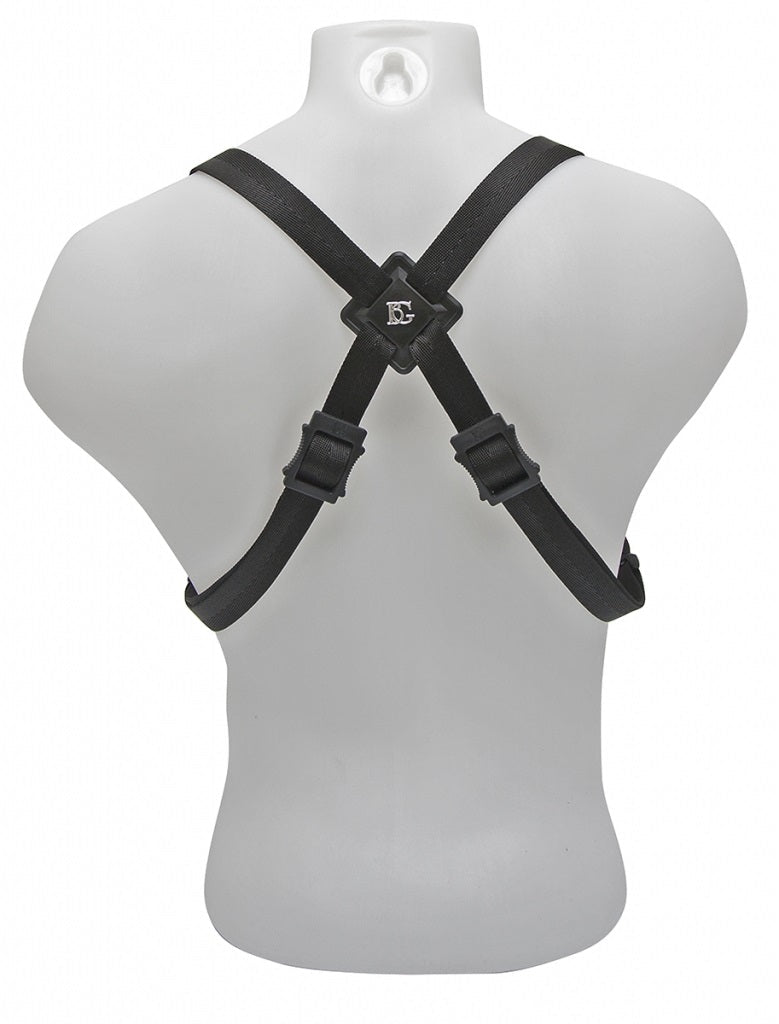 BG France Saxophone Harness Straps XL Male Metal Snap Hook - S43MSH - Poppa's Music