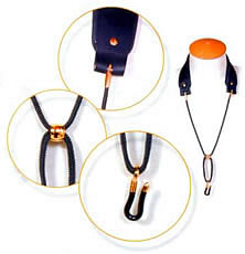 Brancher Crescent Strap with Black Plated Hook - Poppa's Music