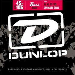 Dunlop Stainless Steel Bass Guitar Strings - Poppa's Music