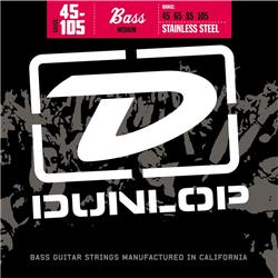 Dunlop Stainless Steel Bass Guitar Strings - Poppa's Music 