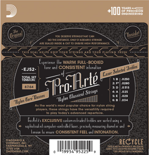 D'addario Pro-Arte Normal Tension Alto Gutiar Strings - Poppa's Music