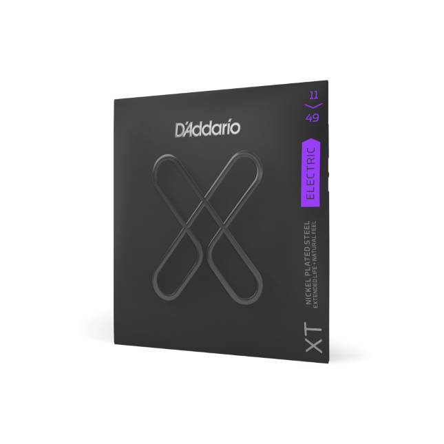 D'Addario XT Electric Nickel Plated Steel, Medium, 11-49, 3 Sets - XTE1149-3P - Poppa's Music