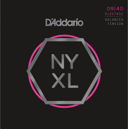 D'addario Nickel Wound, Balanced TENSION, Super Light, 09-40 Electric Guitar Strings - Poppa's Music