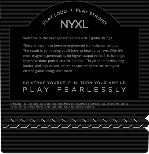 D'addario Nickel Wound, Super Light, 09-42 Electric Guitar Strings - NYXL0942 3-PACK - Poppa's Music