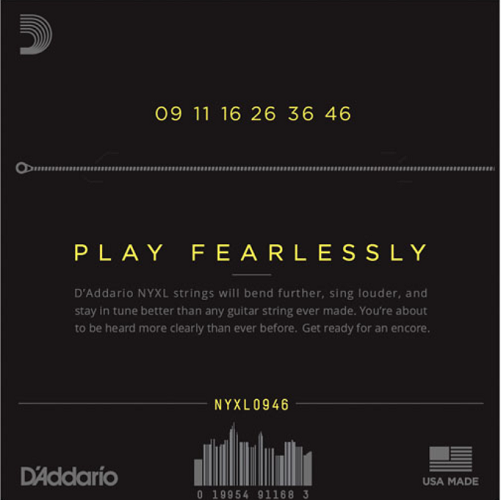 D'addario Nickel Wound, Super Light Top , Regular Bottom, 09-46 Electric Guitar Strings - Poppa's Music