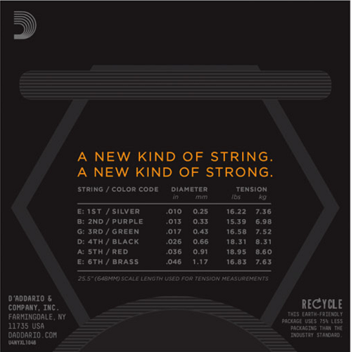 D'addario Nickel Wound, Regular Light, 10-46 Electric Guitar Strings - Poppa's Music