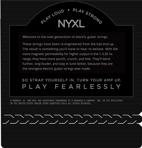 D'addario Nickel Wound, Light Top/Heavy Bottom, 10-52 Electric Guitar Strings - Poppa's Music